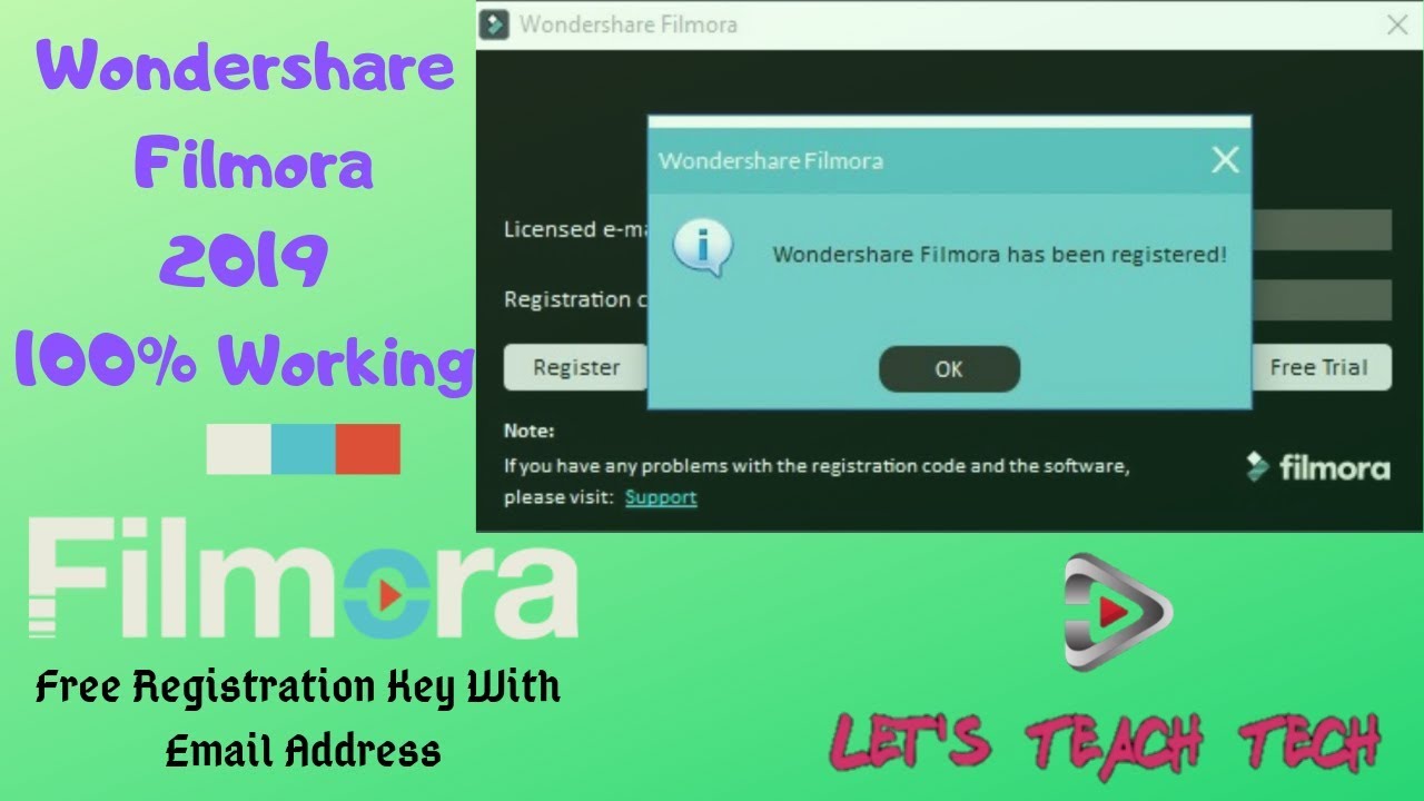 wondershare filmora registration code 2019